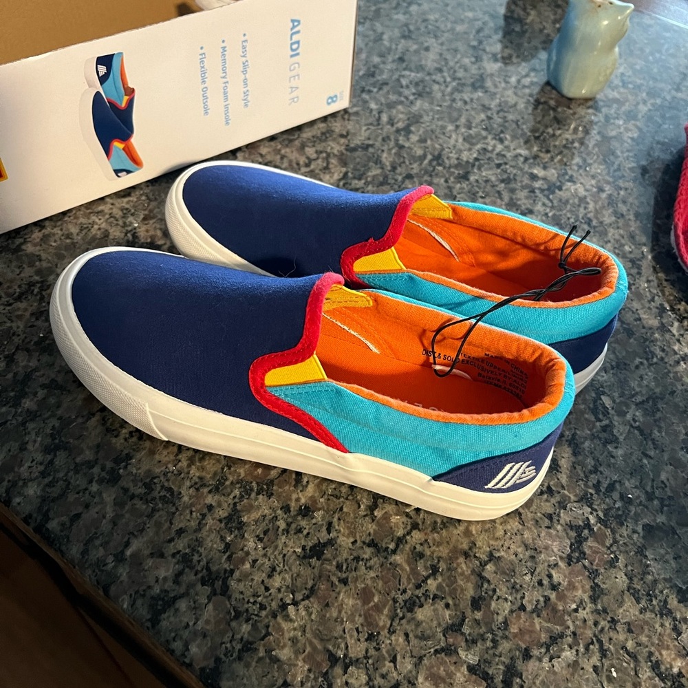 Aldi flats.  New in box. Size 8.